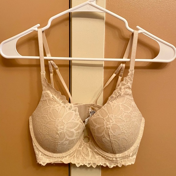 Lace Aerie Pusb Up Bra - 34 C - Picture 2 of 7